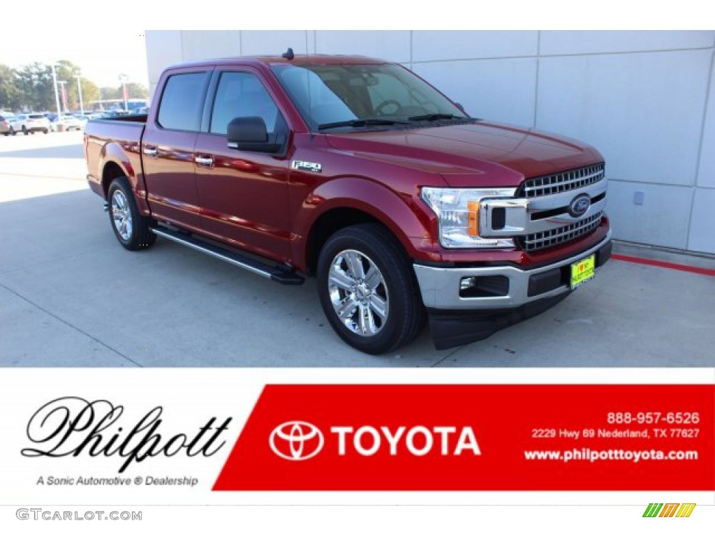 2019 F150 XLT SuperCrew - Ruby Red / Earth Gray photo #1