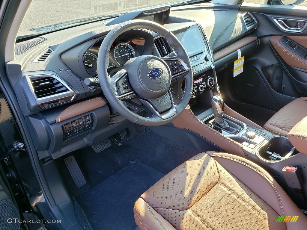 Saddle Brown Interior 2020 Subaru Forester 2.5i Touring Photo #136210693