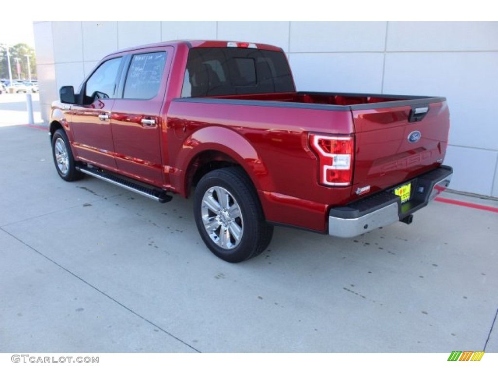 2019 F150 XLT SuperCrew - Ruby Red / Earth Gray photo #9