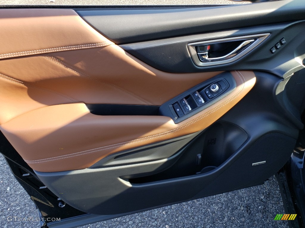 2020 Subaru Forester 2.5i Touring Saddle Brown Door Panel Photo #136210732
