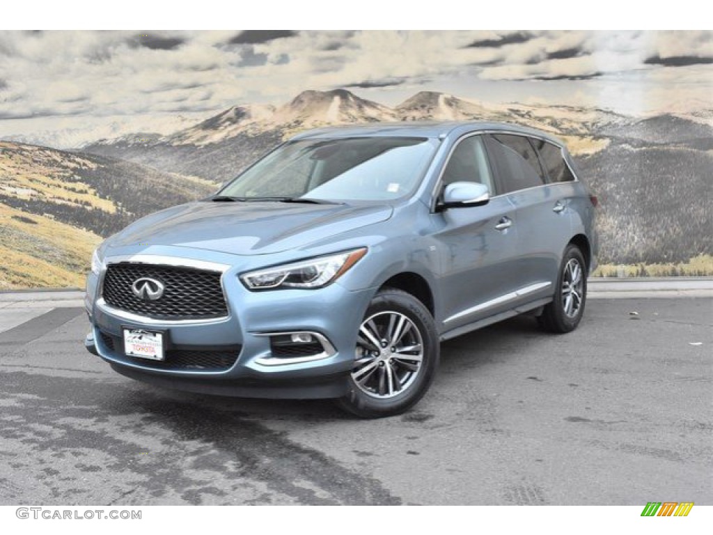 Hagane Blue 2019 Infiniti QX60 Pure AWD Exterior Photo #136211155