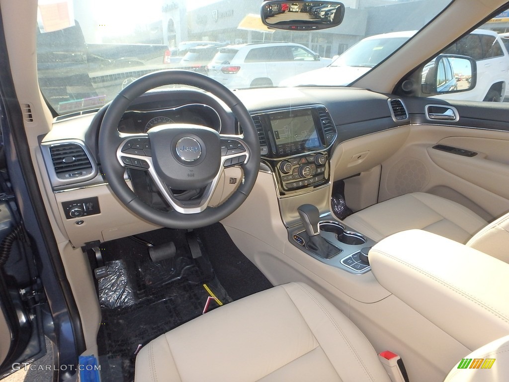 Light Frost Beige/Black Interior 2020 Jeep Grand Cherokee Limited 4x4 Photo #136211542