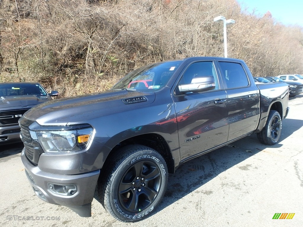 2020 1500 Big Horn Night Edition Crew Cab 4x4 - Granite Crystal Metallic / Black photo #1