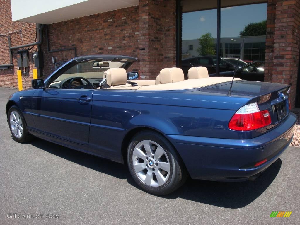 2006 3 Series 325i Convertible - Mystic Blue Metallic / Sand photo #4