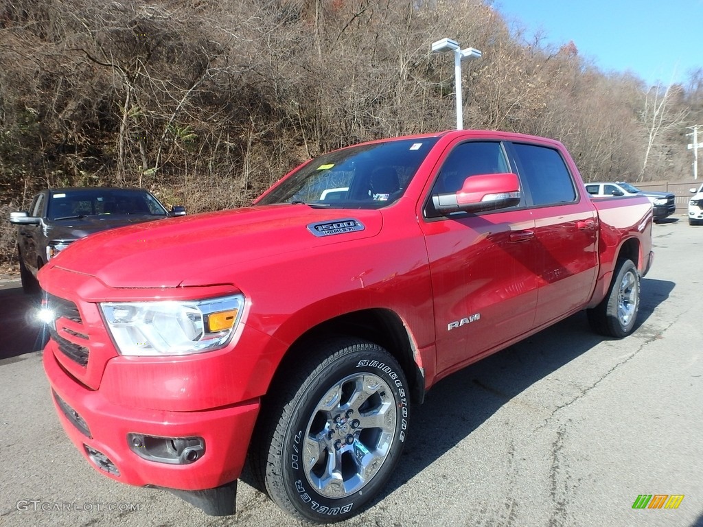 2020 1500 Big Horn Crew Cab 4x4 - Flame Red / Black photo #1