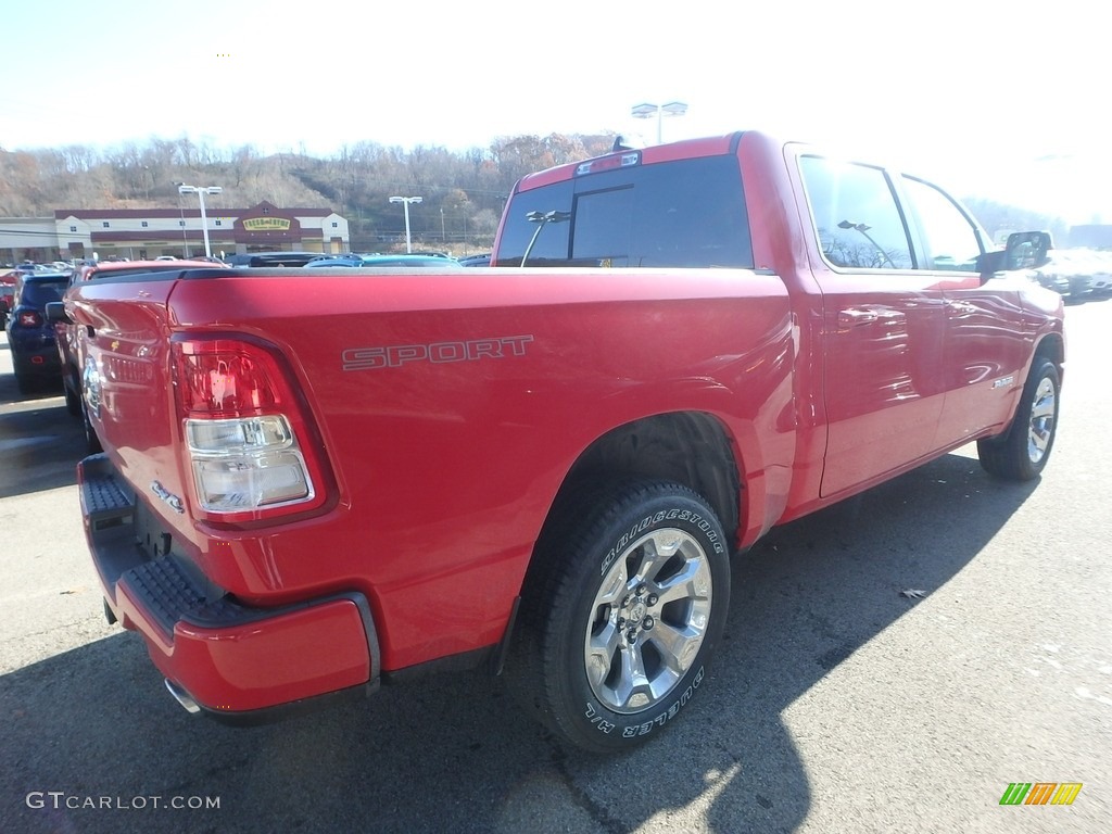 2020 1500 Big Horn Crew Cab 4x4 - Flame Red / Black photo #6