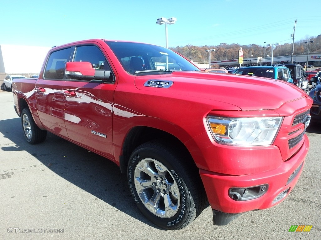 2020 1500 Big Horn Crew Cab 4x4 - Flame Red / Black photo #8