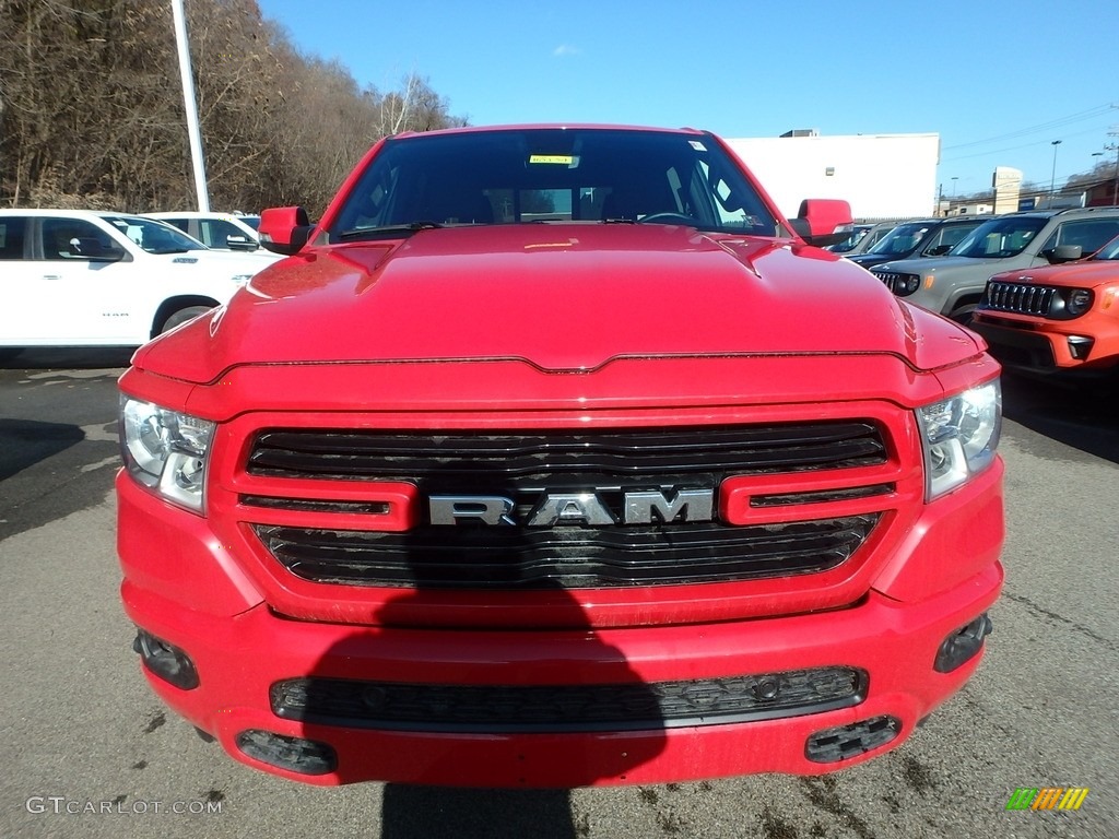 2020 1500 Big Horn Crew Cab 4x4 - Flame Red / Black photo #9
