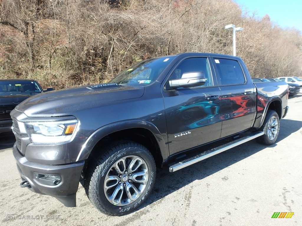 2020 1500 Laramie Crew Cab 4x4 - Granite Crystal Metallic / Black photo #1