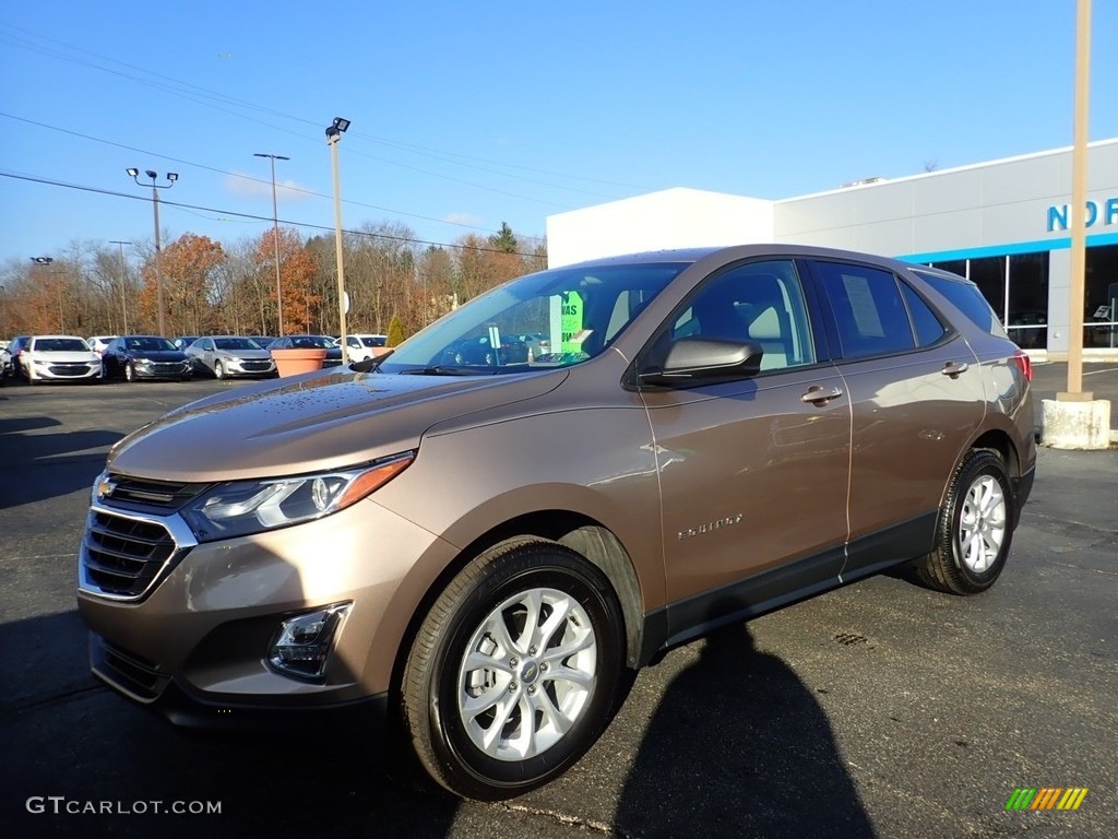 2019 Equinox LS AWD - Sandy Ridge Metallic / Medium Ash Gray photo #1