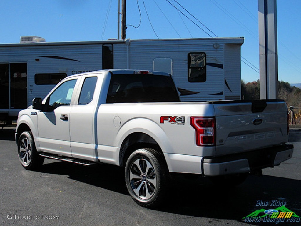 2019 F150 STX SuperCab 4x4 - Ingot Silver / Black photo #3