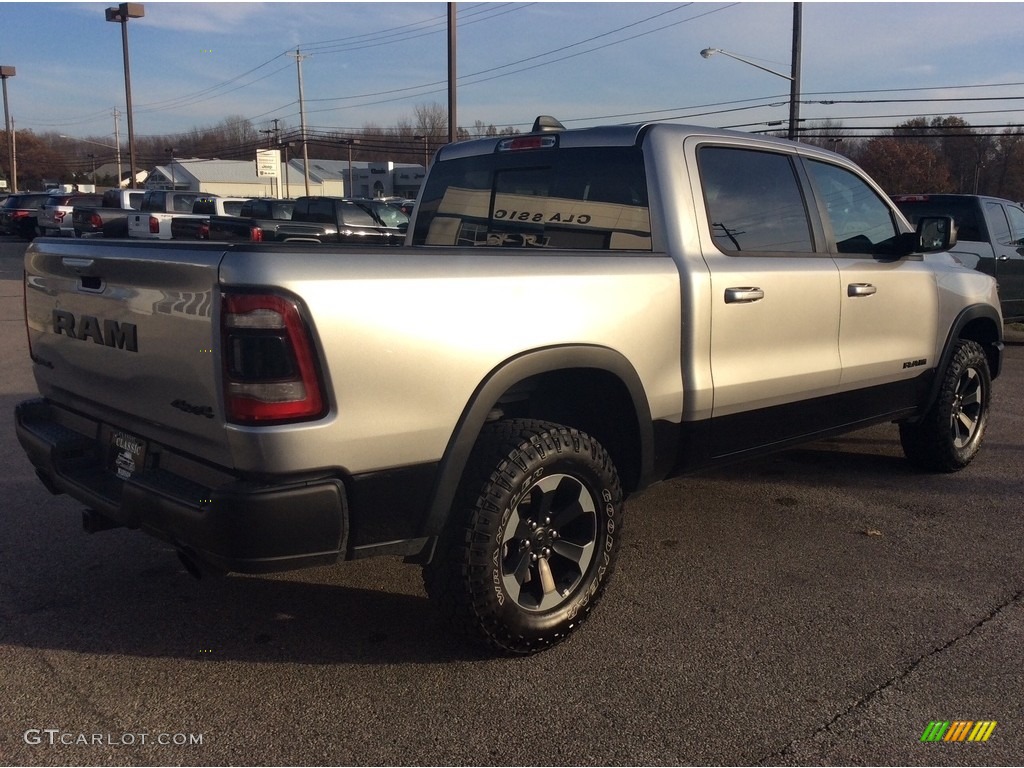 2019 1500 Rebel Crew Cab 4x4 - Granite Crystal Metallic / Black/Red photo #10