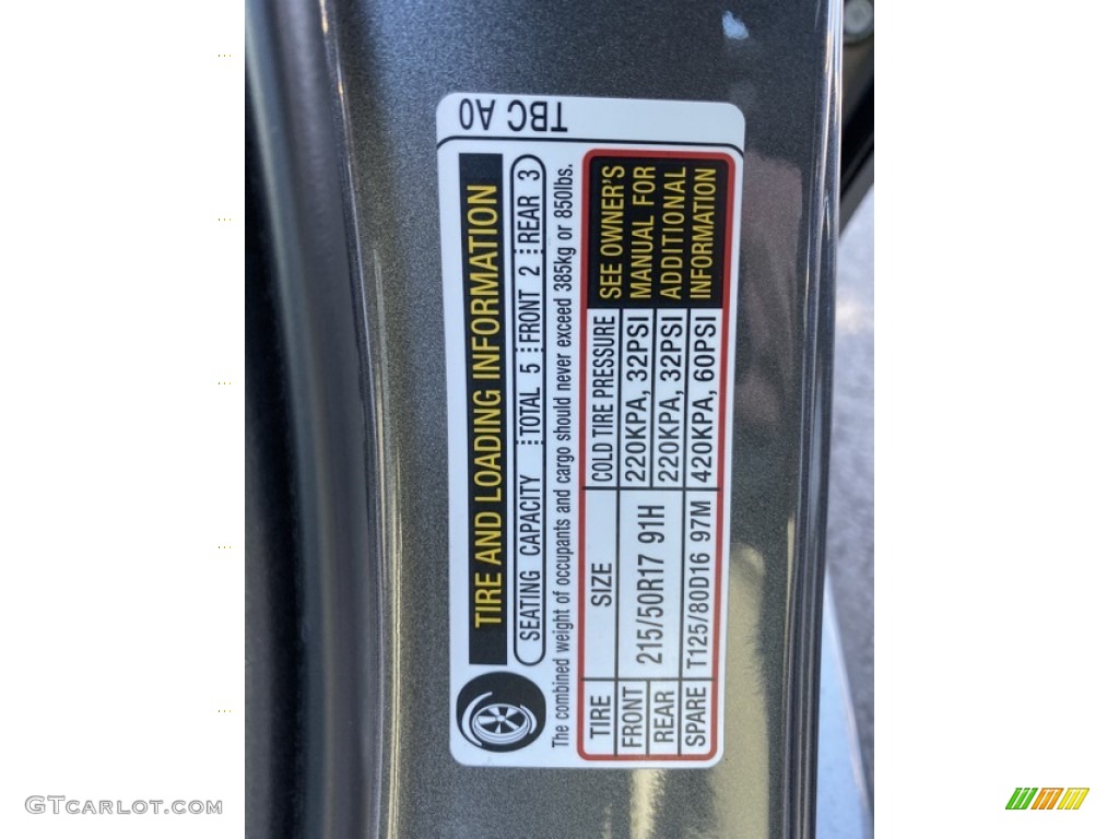 2020 Civic EX Hatchback - Polished Metal Metallic / Black photo #8