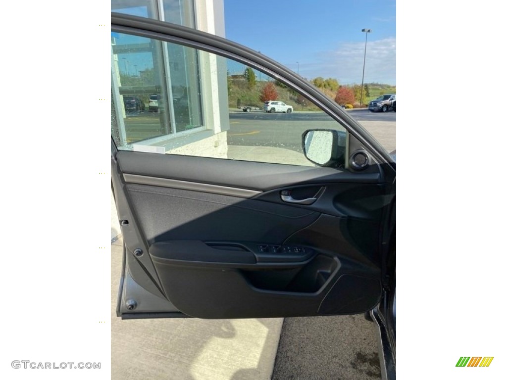 2020 Civic EX Hatchback - Polished Metal Metallic / Black photo #10