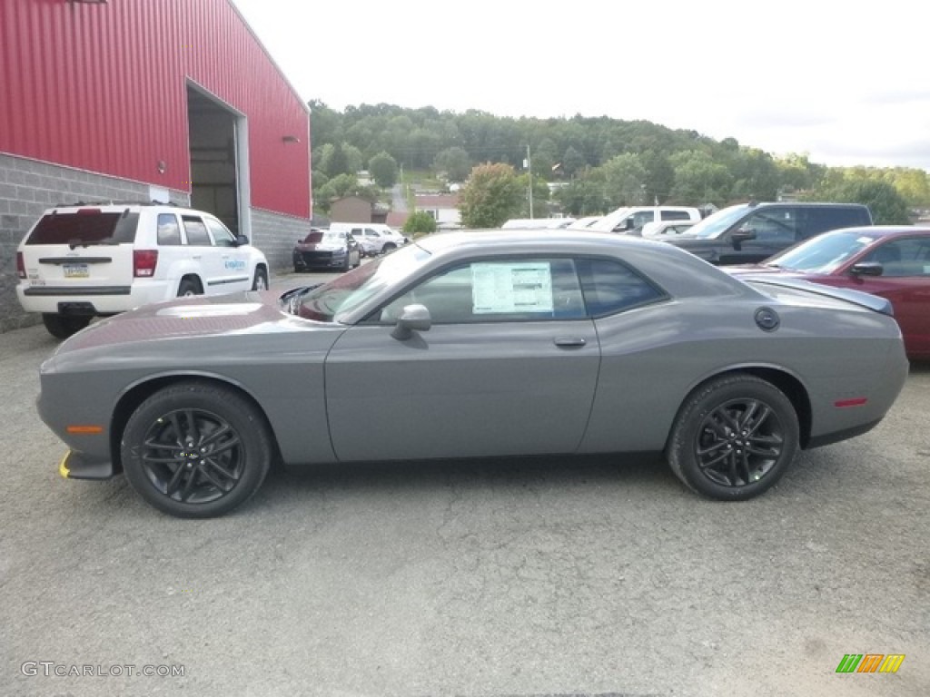 Destroyer Gray 2019 Dodge Challenger GT AWD Exterior Photo #136217492