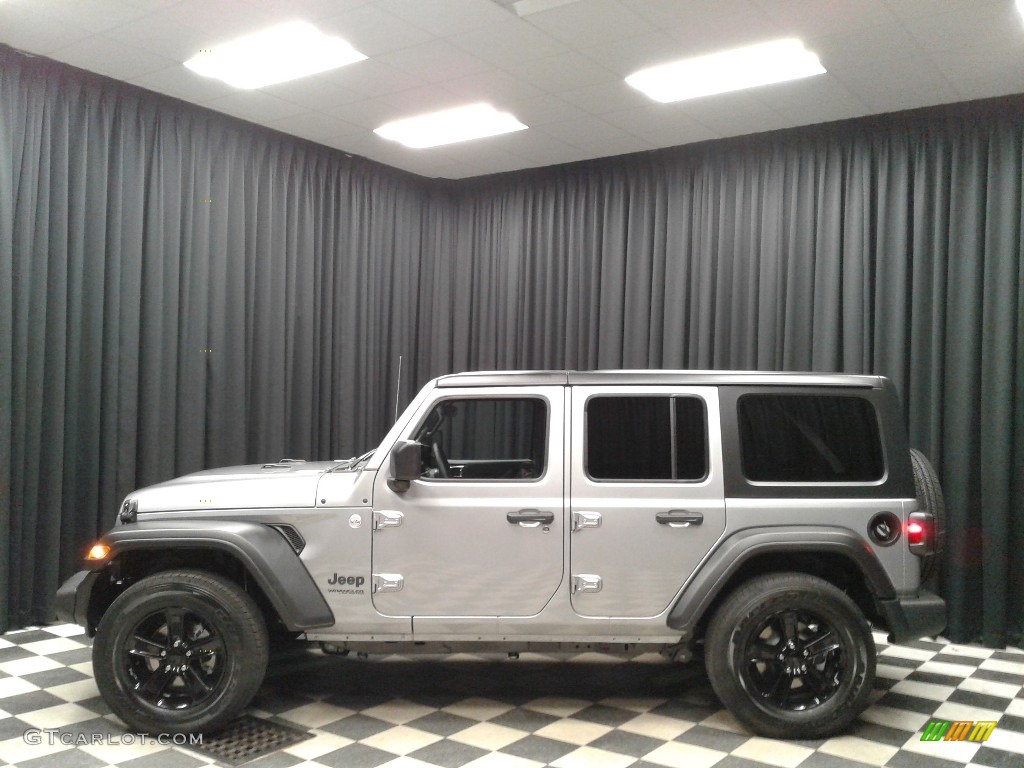 2020 Wrangler Unlimited Altitude 4x4 - Billet Silver Metallic / Black photo #1