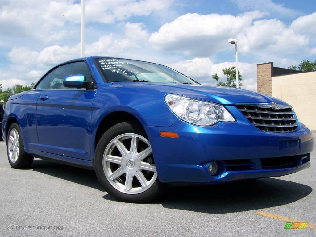 2008 Sebring Touring Hardtop Convertible - Marathon Blue Pearl / Dark Slate Gray/Light Slate Gray photo #1