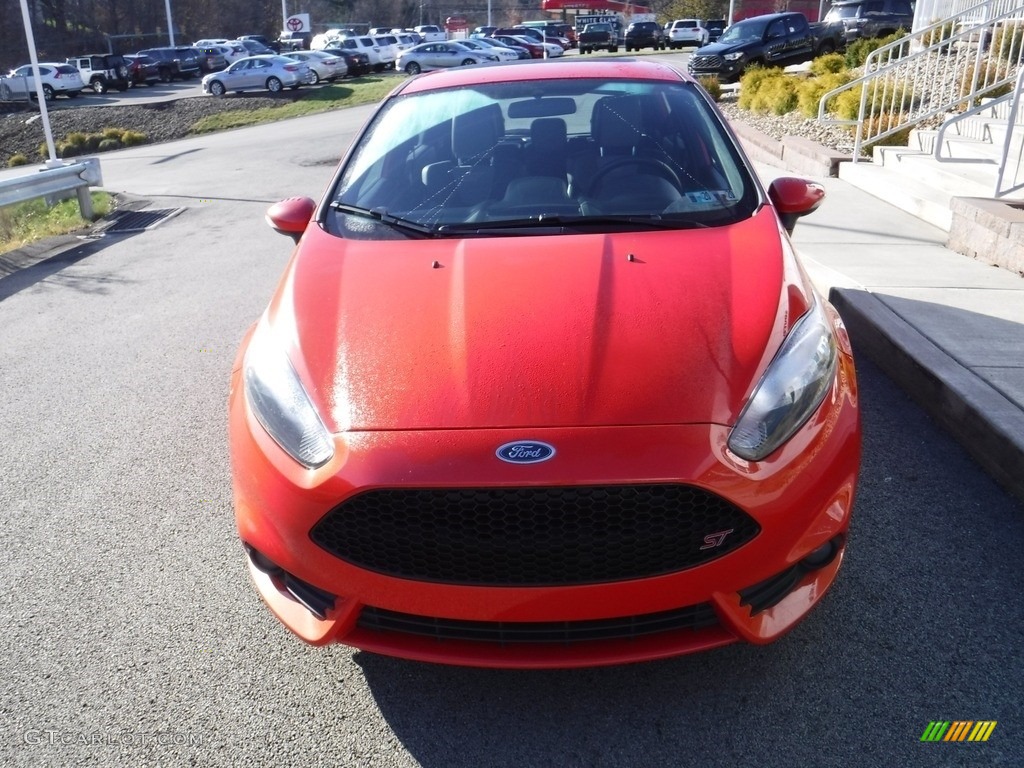 2016 Fiesta ST Hatchback - Molten Orange Metallic Tri-coat / ST Recaro Smoke Storm photo #5