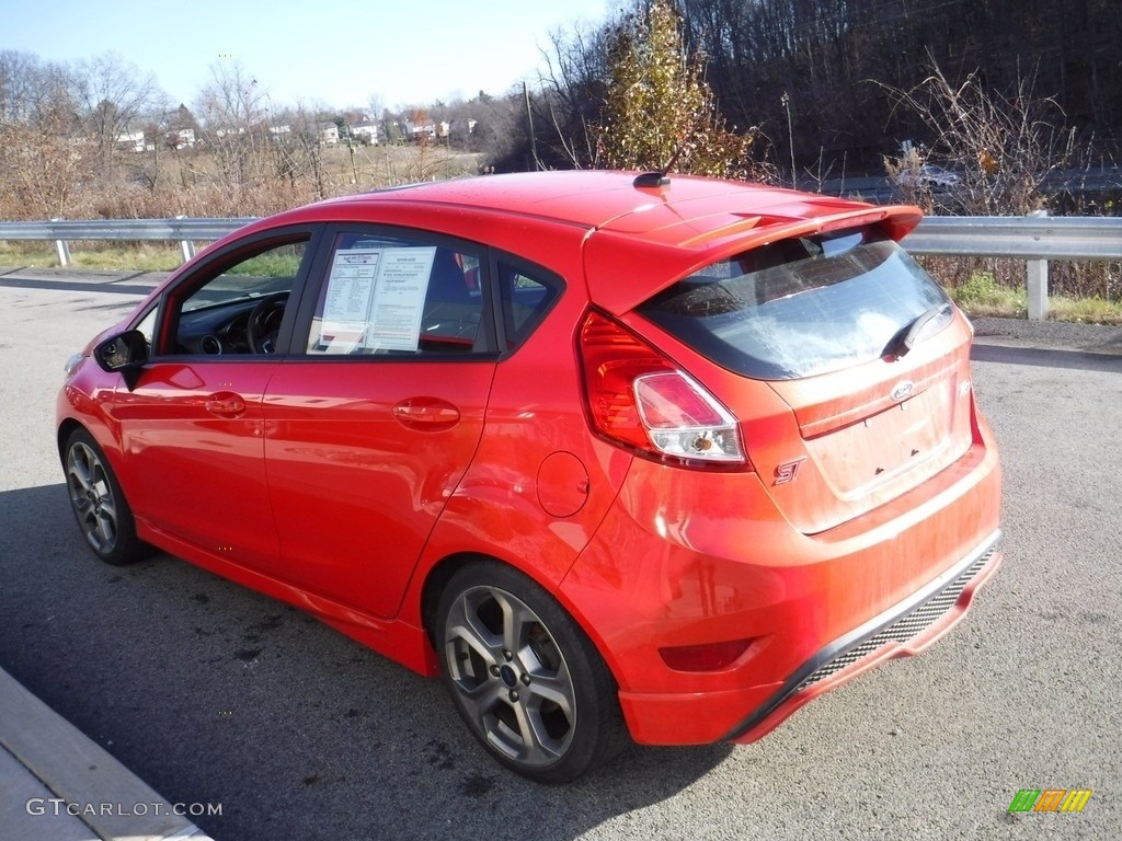 2016 Fiesta ST Hatchback - Molten Orange Metallic Tri-coat / ST Recaro Smoke Storm photo #8