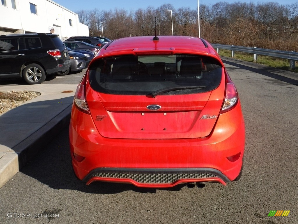 2016 Fiesta ST Hatchback - Molten Orange Metallic Tri-coat / ST Recaro Smoke Storm photo #9