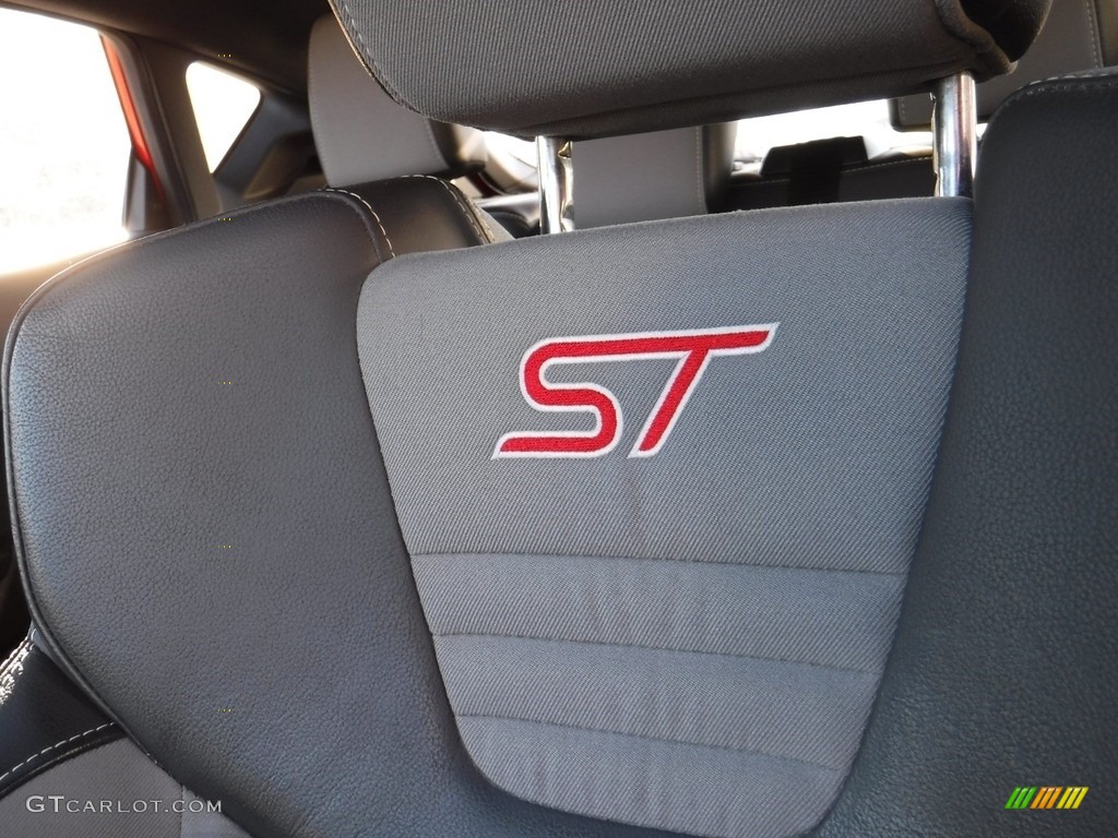 2016 Fiesta ST Hatchback - Molten Orange Metallic Tri-coat / ST Recaro Smoke Storm photo #15