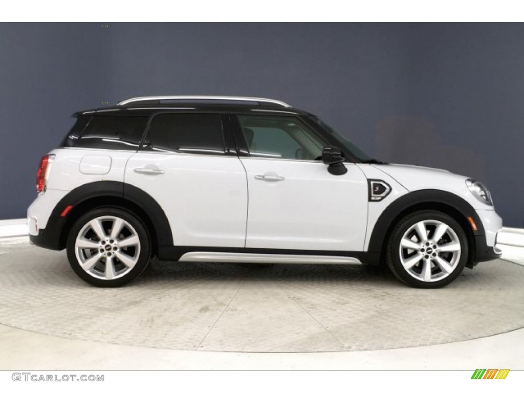 Light White 2018 Mini Countryman Cooper S Exterior Photo #136222589