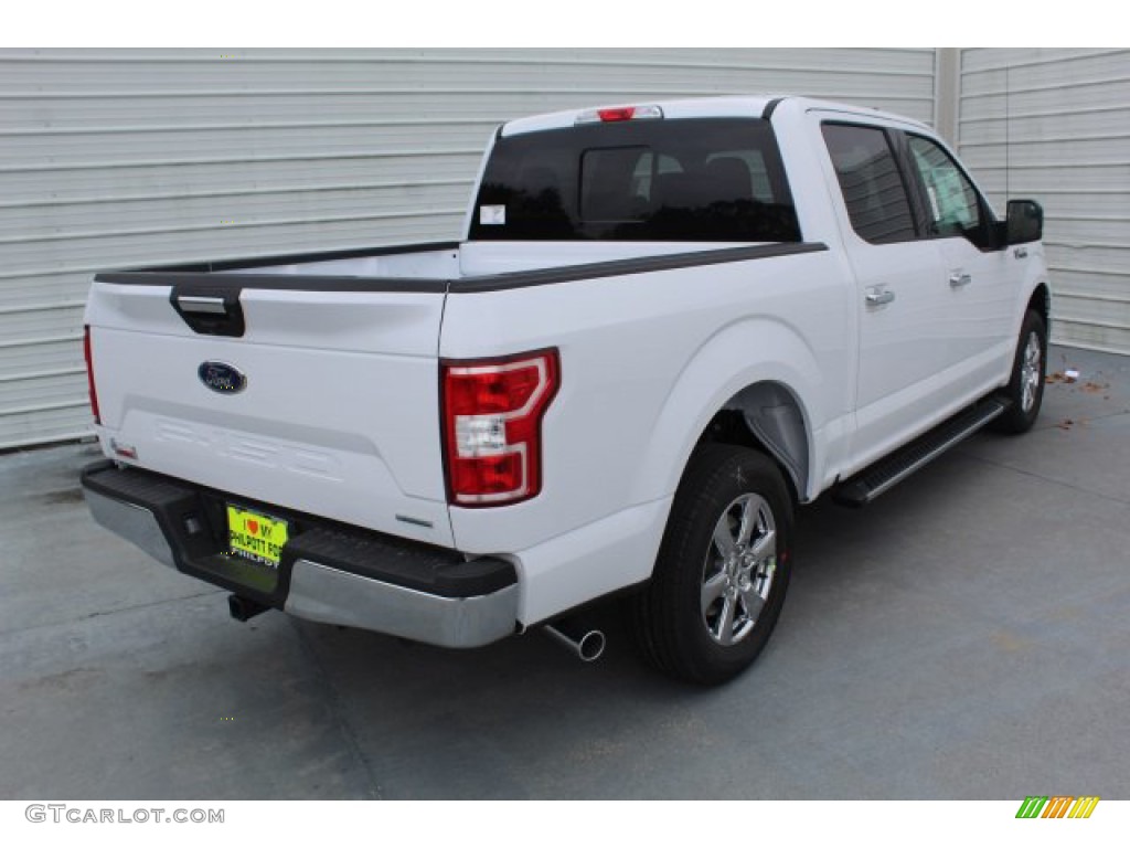 2020 F150 XLT SuperCrew - Oxford White / Medium Earth Gray photo #8