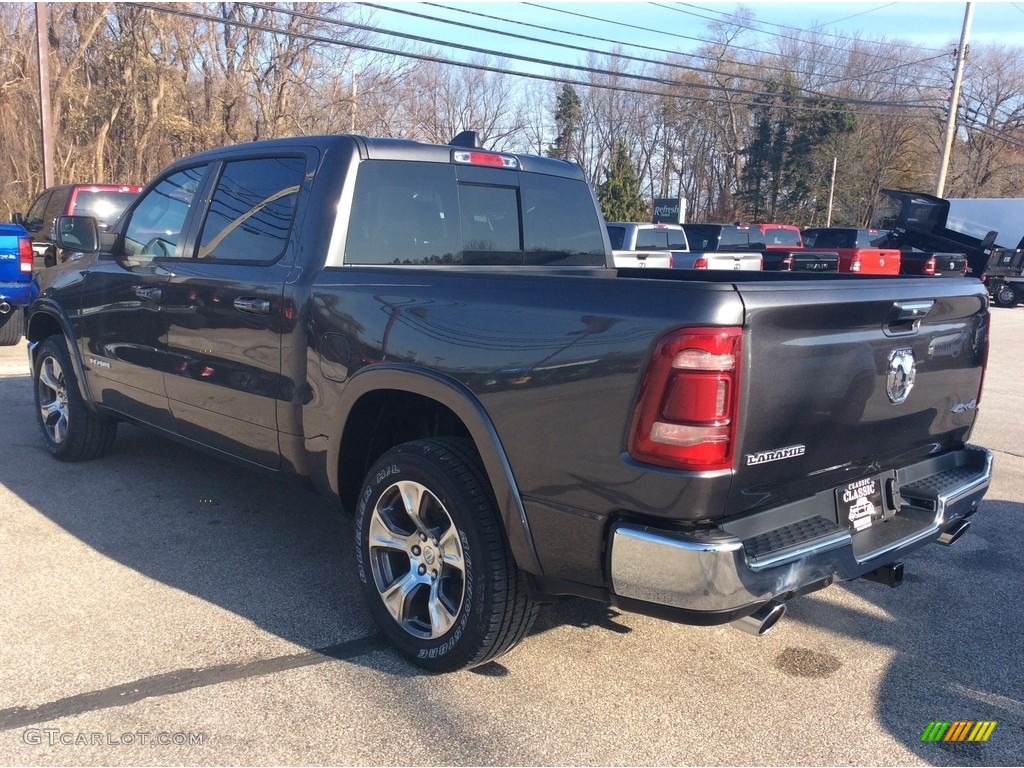 2020 1500 Laramie Crew Cab 4x4 - Granite Crystal Metallic / Black photo #7