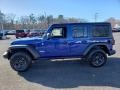 2020 Ocean Blue Metallic Jeep Wrangler Unlimited Sport 4x4  photo #3