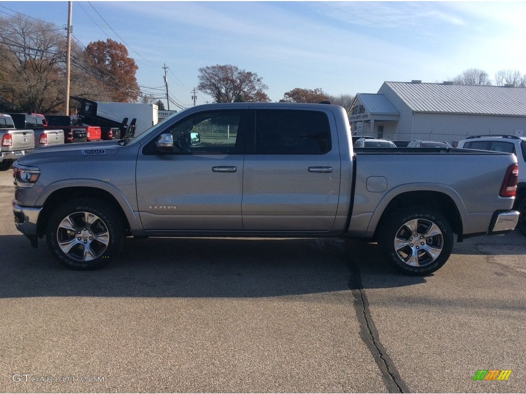 2020 1500 Laramie Crew Cab 4x4 - Billet Silver Metallic / Black photo #6