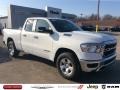 2020 Bright White Ram 1500 Big Horn Quad Cab 4x4  photo #1