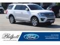 2019 White Platinum Metallic Tri-Coat Ford Expedition XLT #136216899