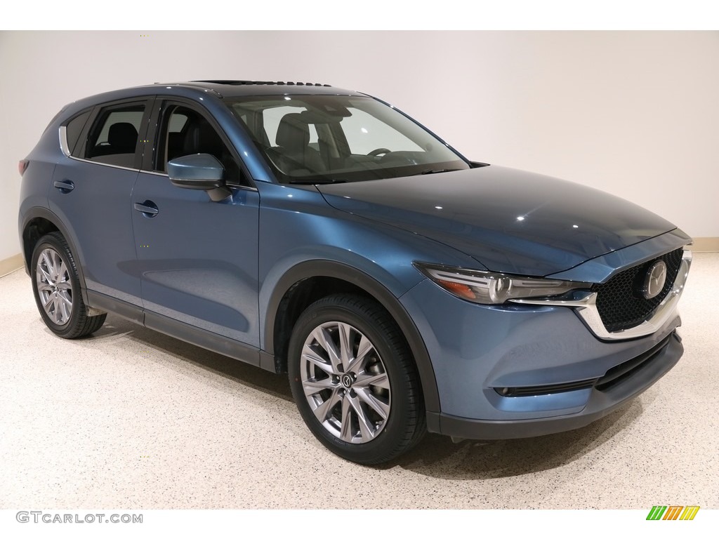 2019 CX-5 Grand Touring AWD - Eternal Blue Mica / Black photo #1