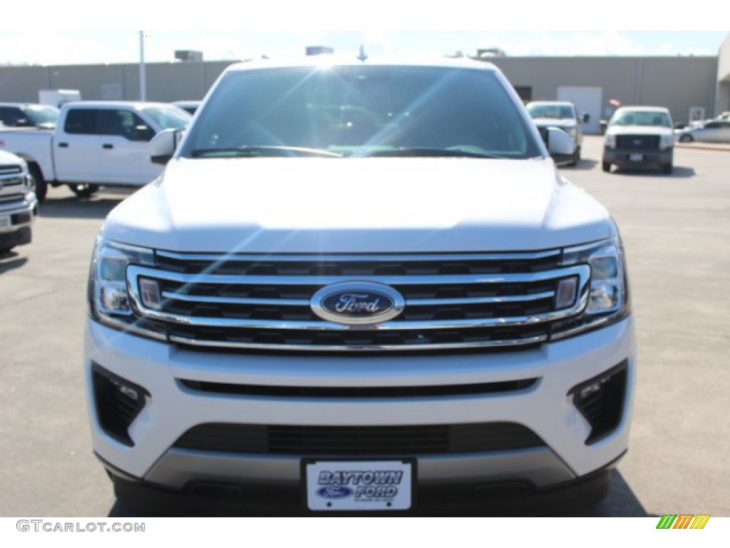 2019 Expedition XLT - White Platinum Metallic Tri-Coat / Ebony photo #2