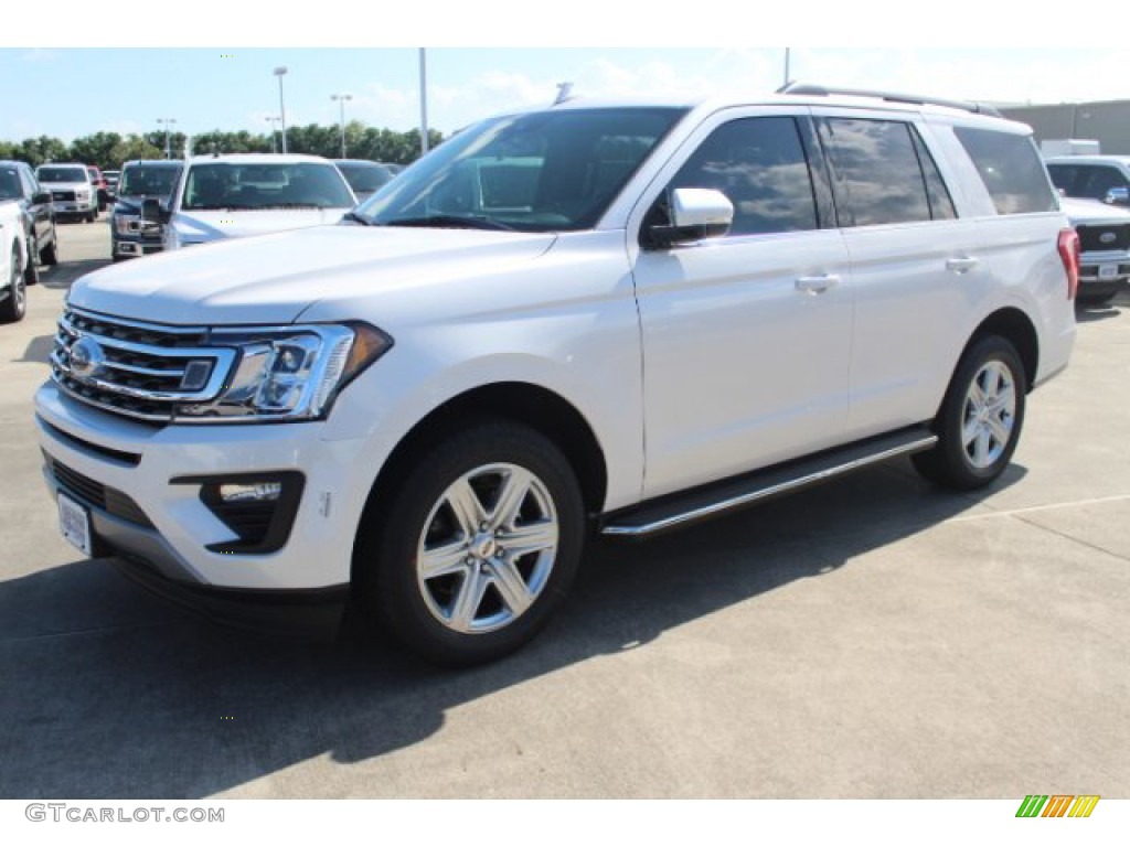 2019 Expedition XLT - White Platinum Metallic Tri-Coat / Ebony photo #3