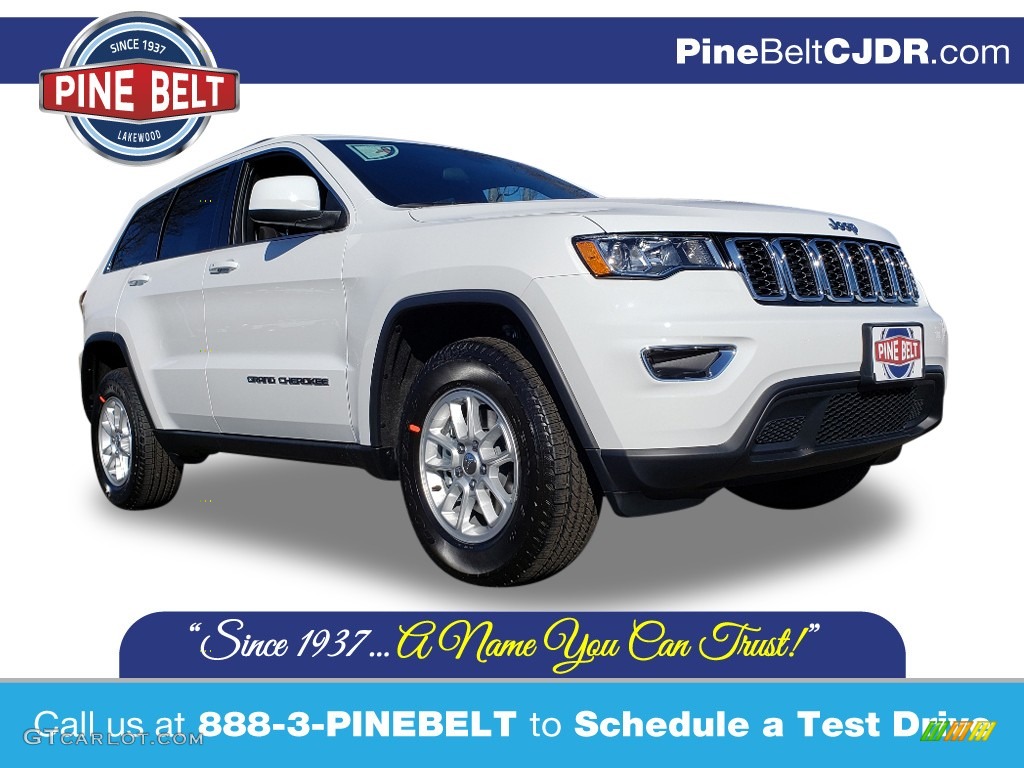 2020 Grand Cherokee Laredo E 4x4 - Bright White / Black photo #1