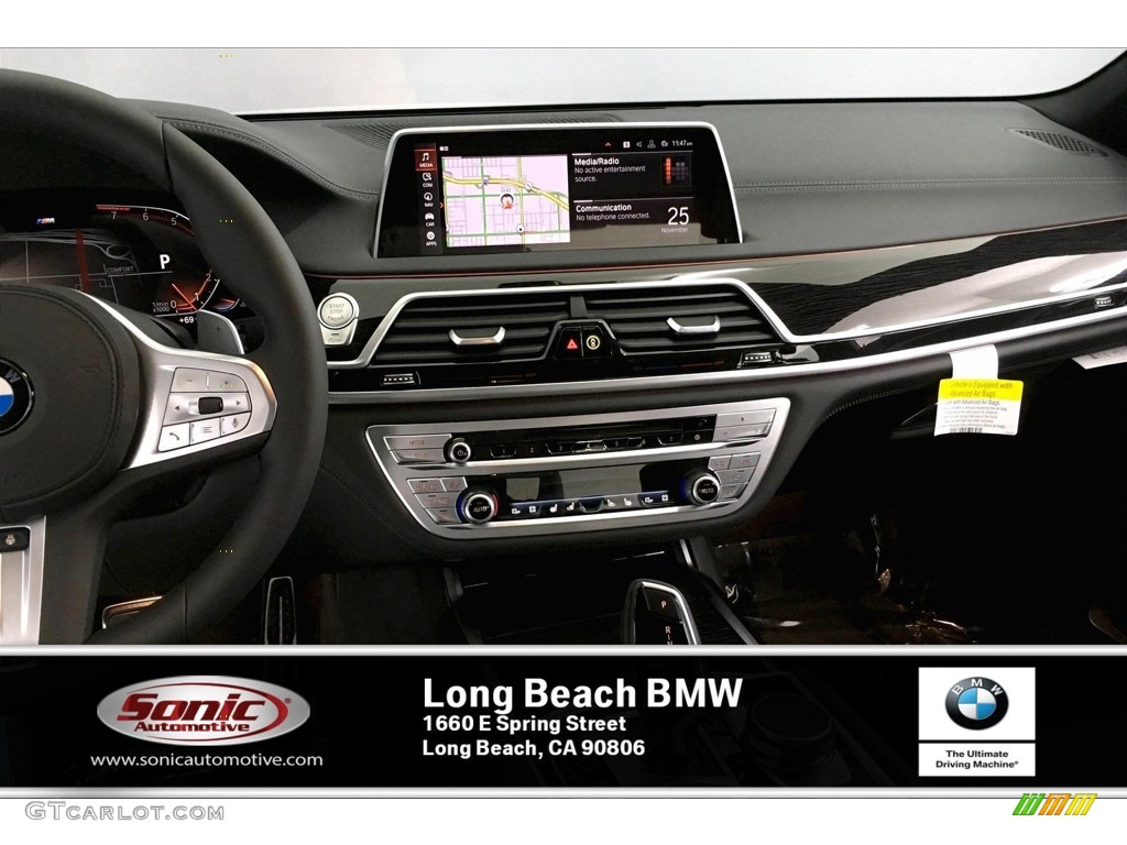 2020 7 Series 740i Sedan - Mineral White Metallic / Black photo #5