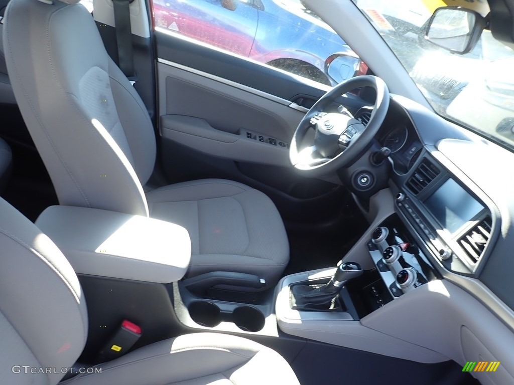 2019 Elantra SEL - Scarlet Red / Gray photo #7