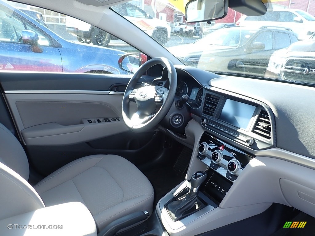 2019 Elantra SEL - Scarlet Red / Gray photo #8
