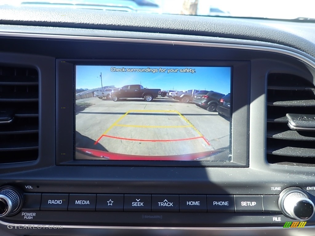 2019 Elantra SEL - Scarlet Red / Gray photo #14