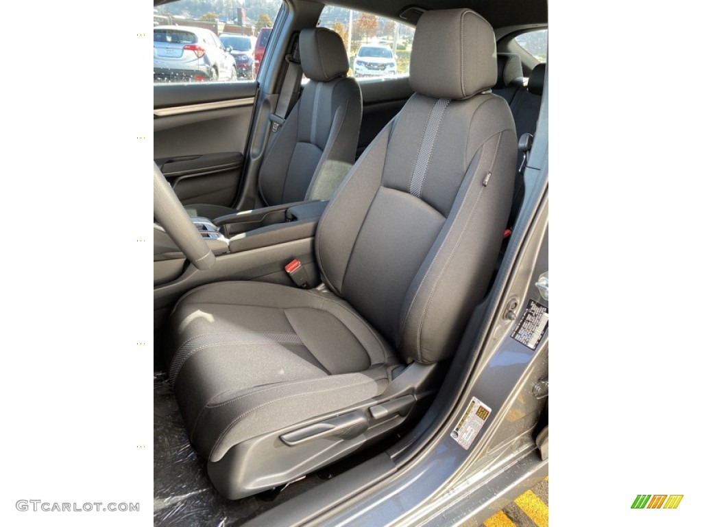 2020 Civic LX Hatchback - Polished Metal Metallic / Black photo #14