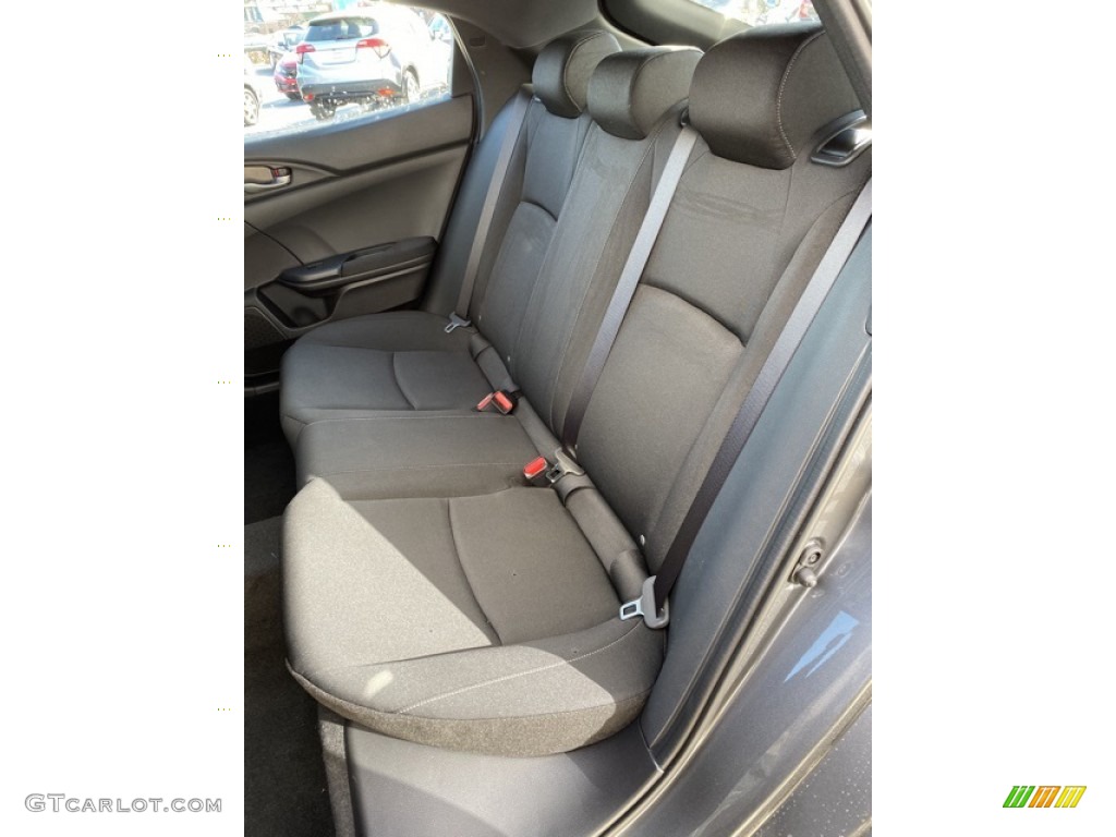 2020 Civic LX Hatchback - Polished Metal Metallic / Black photo #18