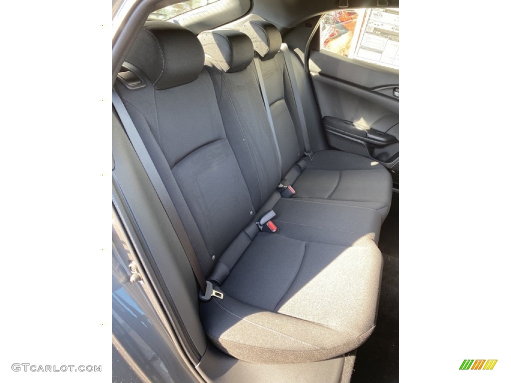 2020 Civic LX Hatchback - Polished Metal Metallic / Black photo #23