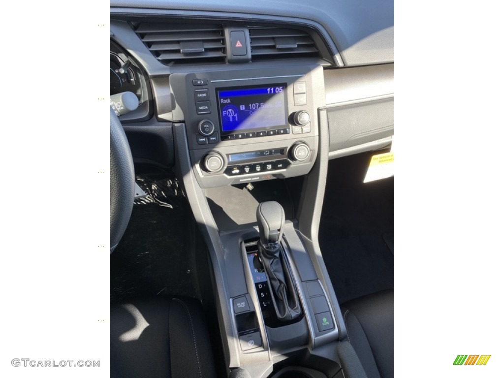 2020 Civic LX Hatchback - Polished Metal Metallic / Black photo #30