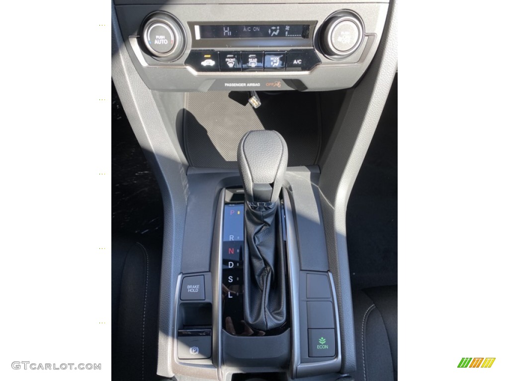 2020 Civic LX Hatchback - Polished Metal Metallic / Black photo #32