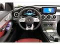 Cranberry Red/Black Dashboard Photo for 2020 Mercedes-Benz C #136230845