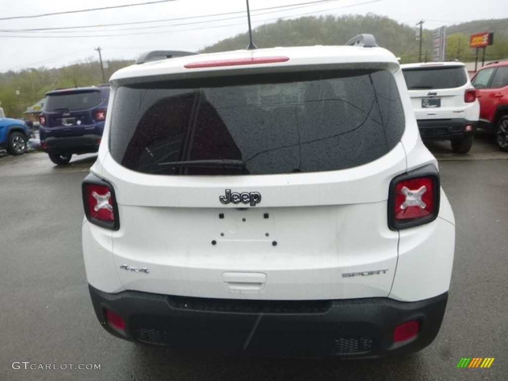 2019 Renegade Sport 4x4 - Alpine White / Black photo #4