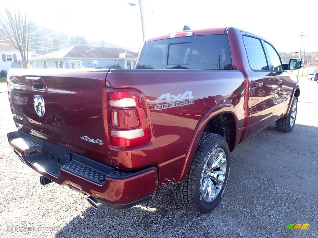 2020 1500 Laramie Crew Cab 4x4 - Delmonico Red Pearl / Black photo #5