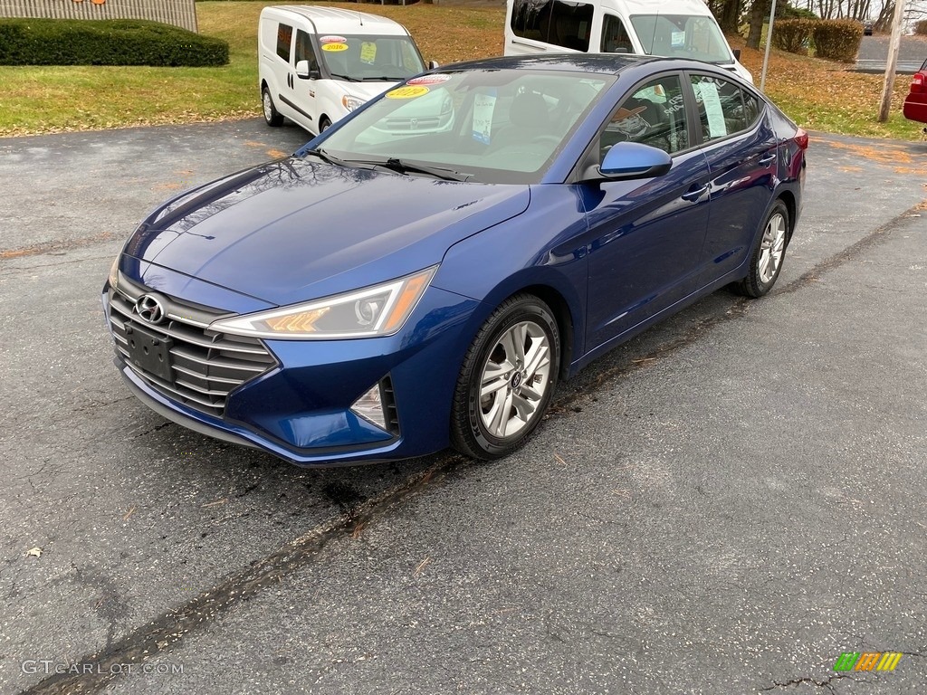2019 Elantra SEL - Lakeside Blue / Gray photo #2