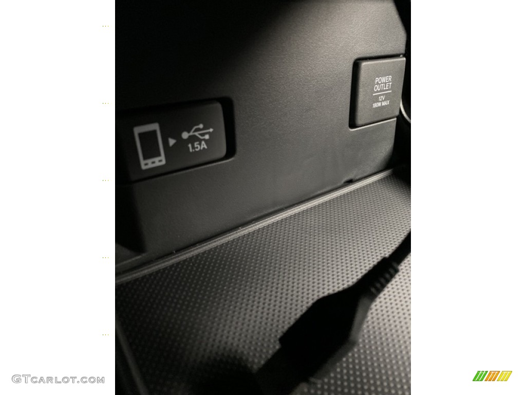 2020 Civic EX Hatchback - Crystal Black Pearl / Black photo #37